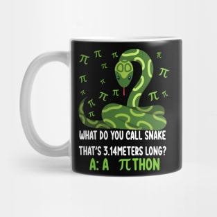 Funny Python Pithon Pi 3.14 Symbol Math Teacher Pi Day 2023 Mug